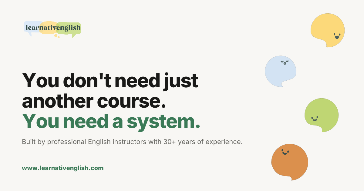 Learn Native English — Finally Become Fluent