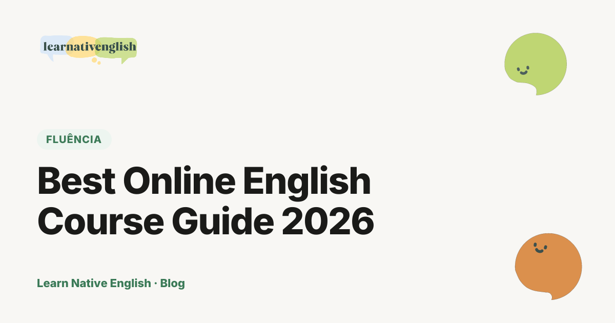 Qual o melhor curso de inglês online em 2026? Guia honesto pra você decidir